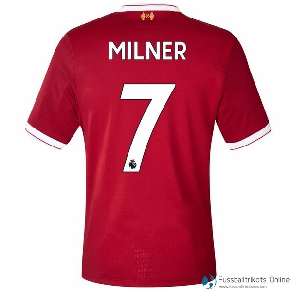 Liverpool Trikot Heim Milner 2017-18 Fussballtrikots Günstig